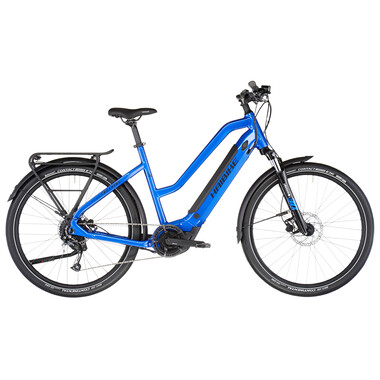 Vélo de Randonnée Électrique HAIBIKE TREKKING 4 TRAPEZ Bleu 2023 HAIBIKE Probikeshop 0